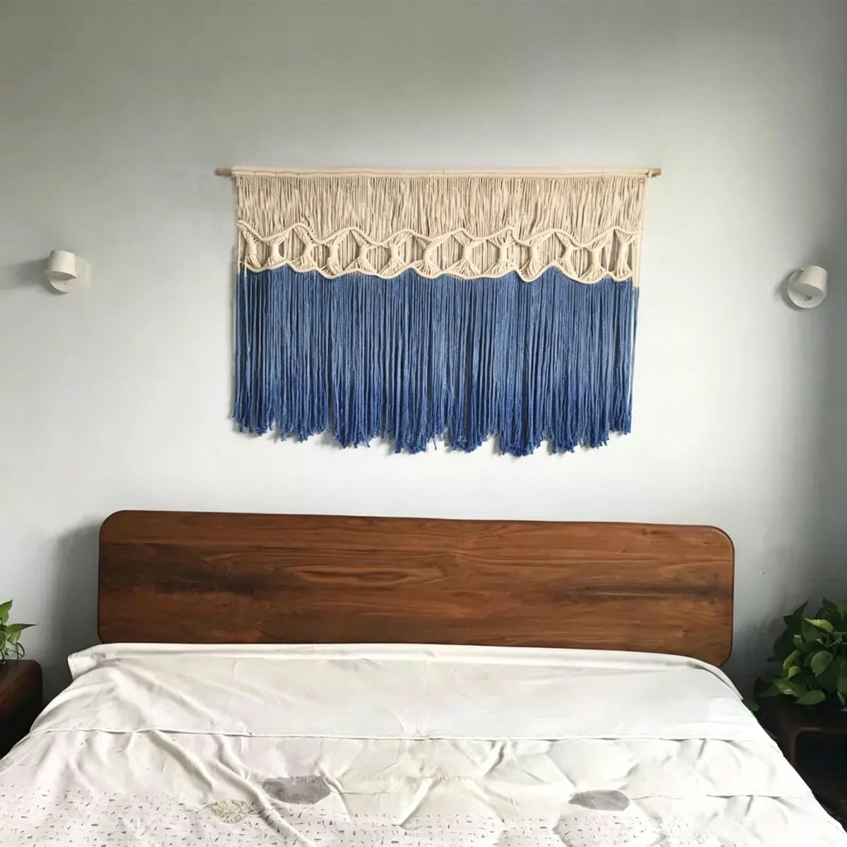 Hand-Woven Gradient Tapestry