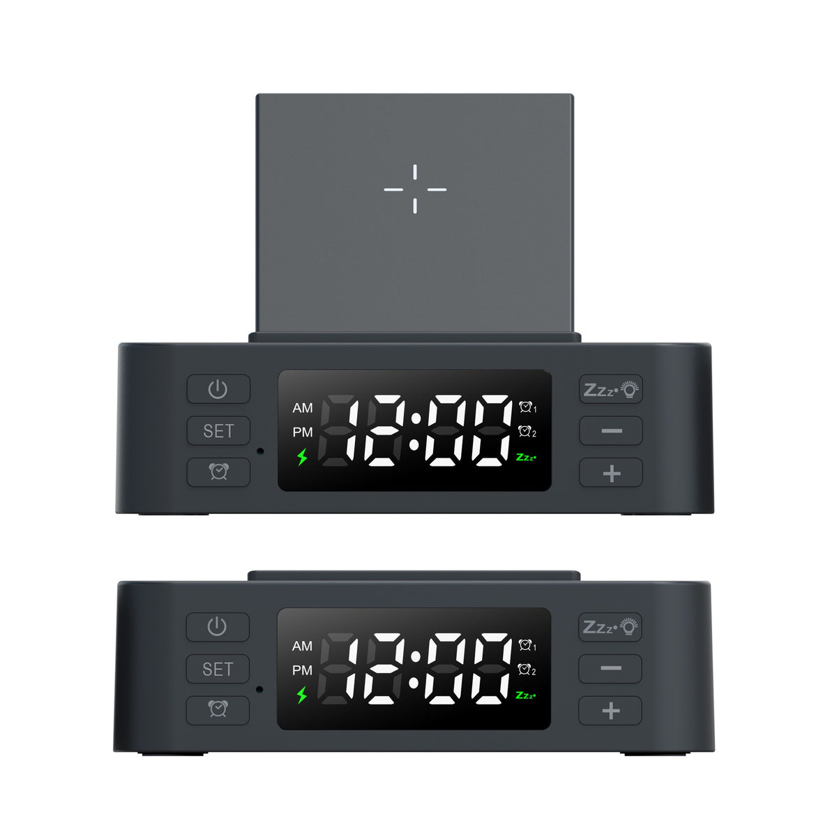 Multifunctional Wireless Charging Clock with Pen Holder