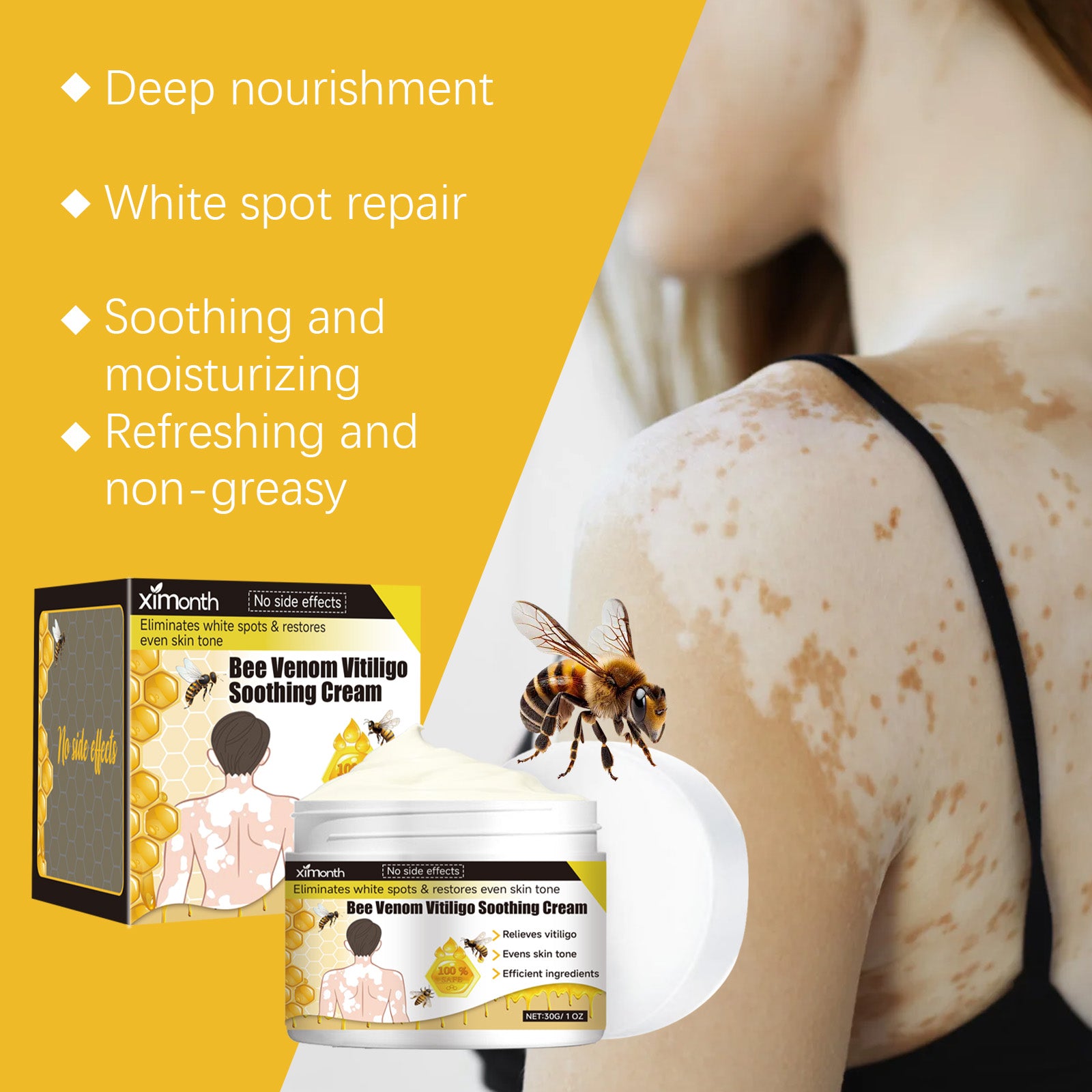 Ximonth Skin Repair Cream Restores Uneven Skin Tone, Gentle Moisture And Easy Absorption
