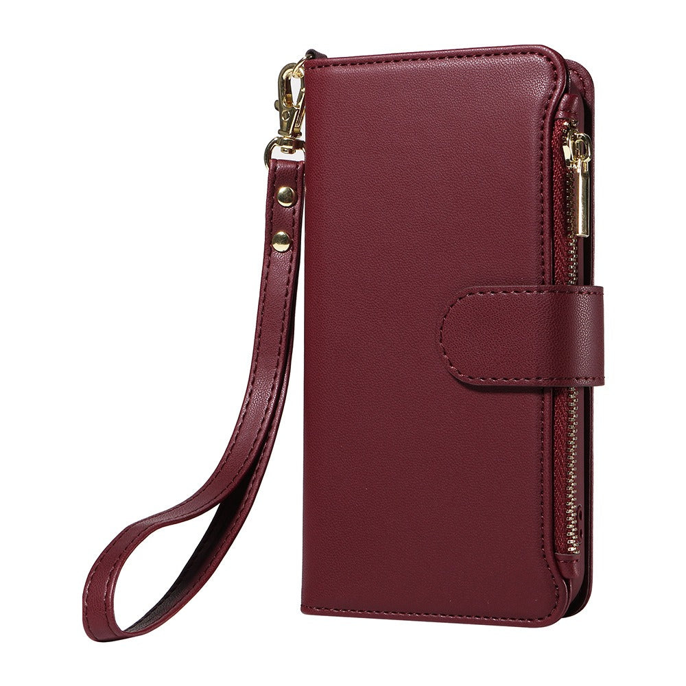 Flip Wallet Case with Wireless Charging for iPhone 14-15