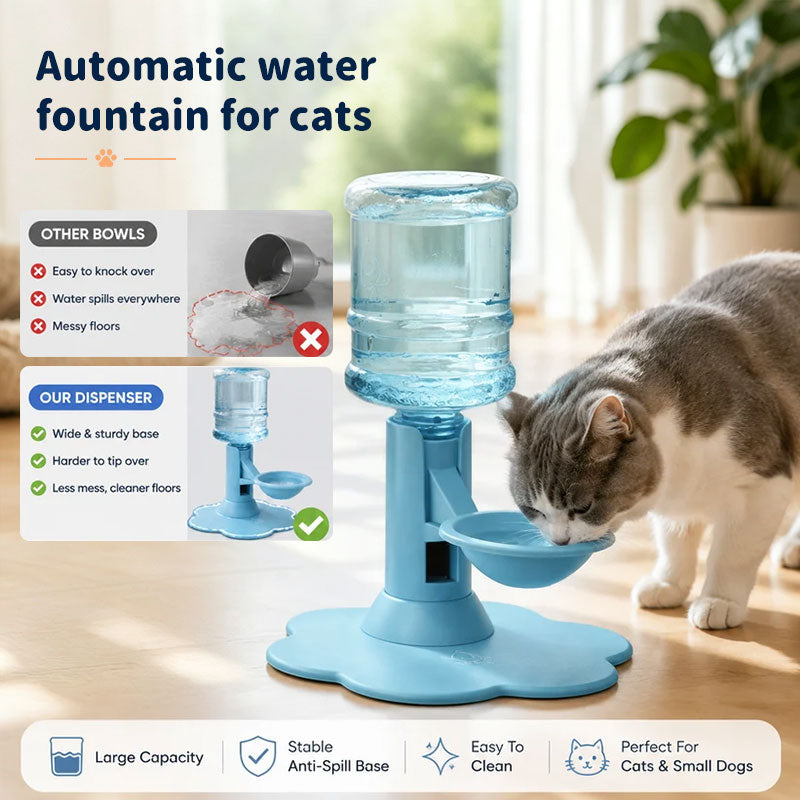 Gravity-Fed Pet Water Dispenser