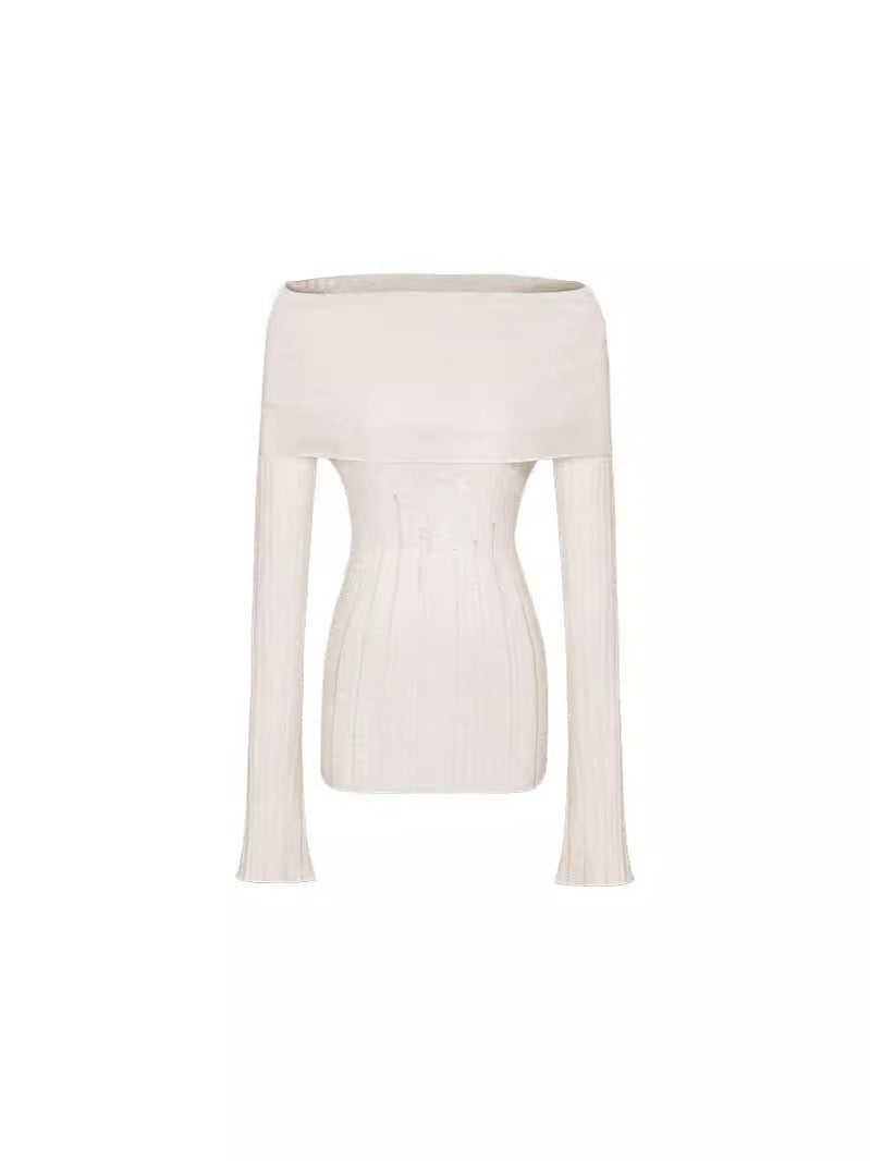 One-Shoulder Bodycon Mini Skirt