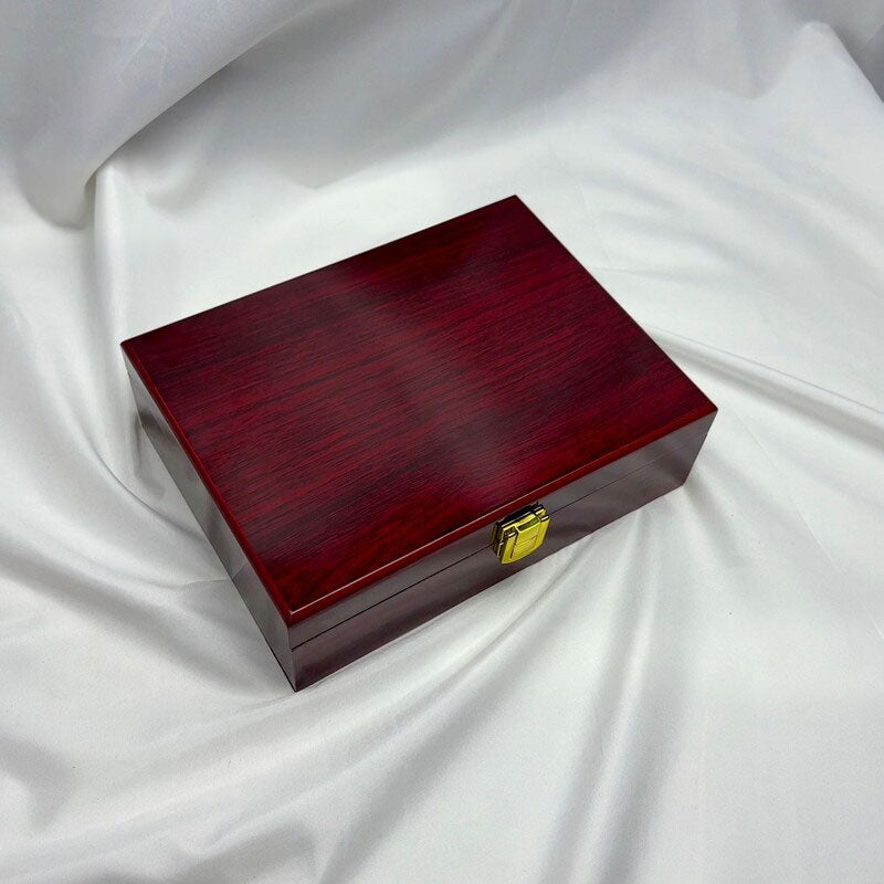 Wooden Jewelry Box with Lock