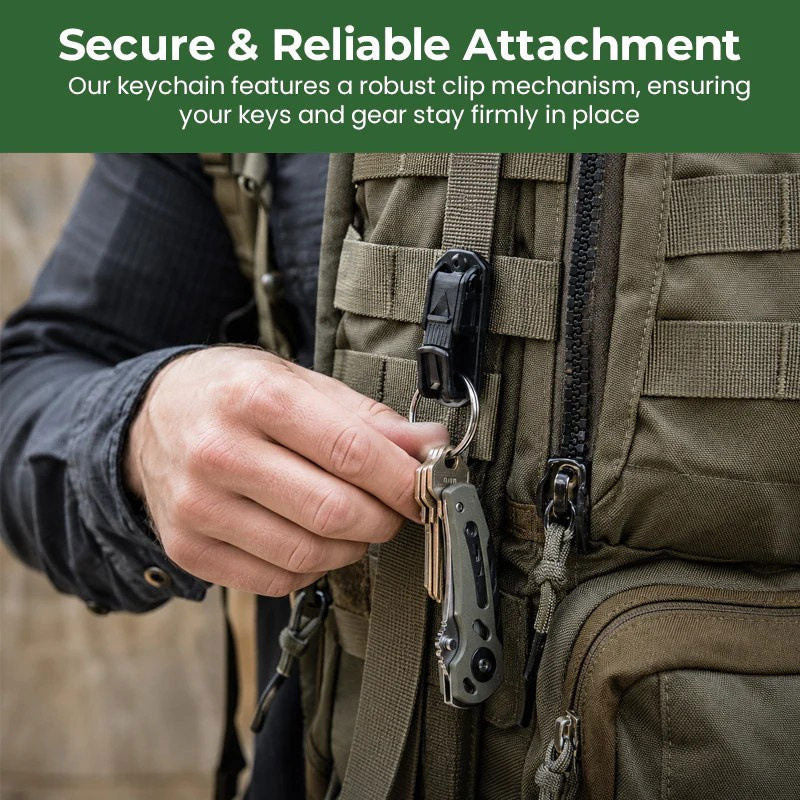 Tactical EDC Carabiner Key Clip