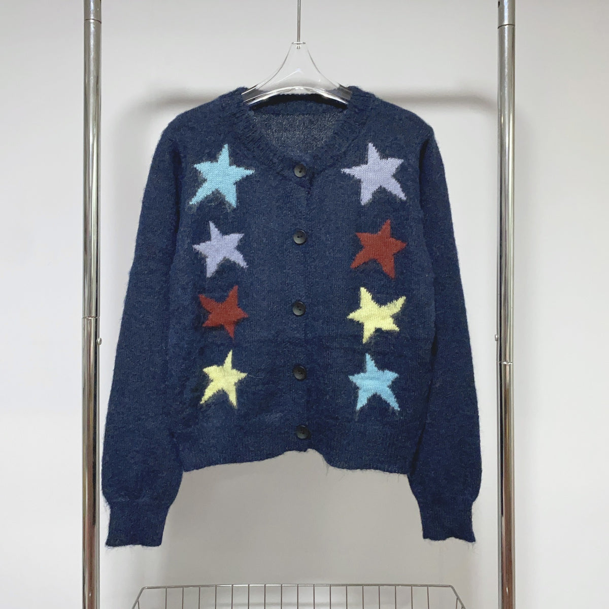 Five-Star Knit Cardigan