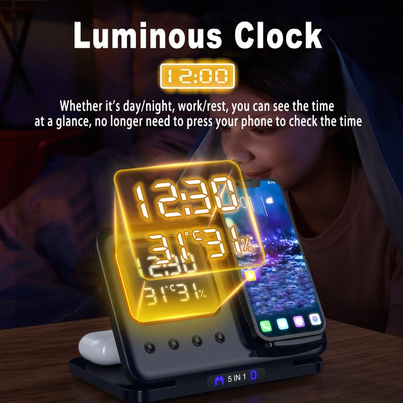 5-in-1 Fast Wireless Charging Stand