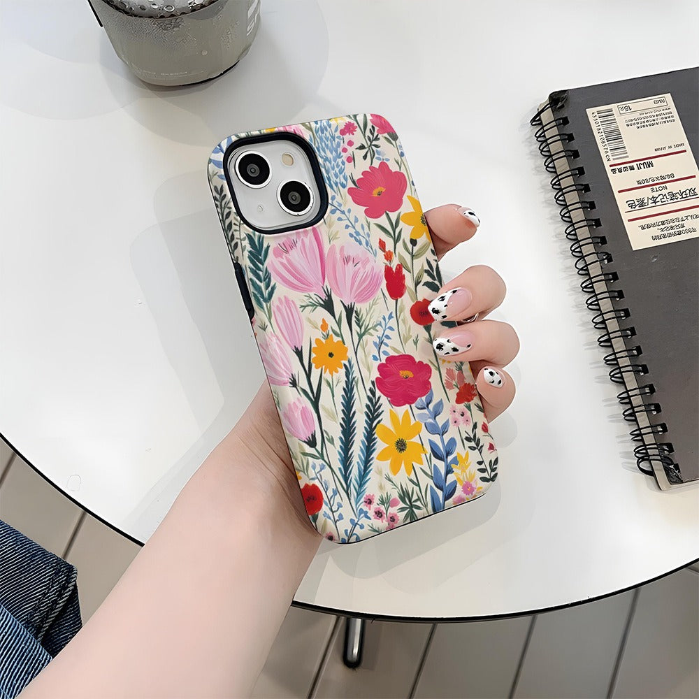 Flower Phone Case for iPhone 13-16