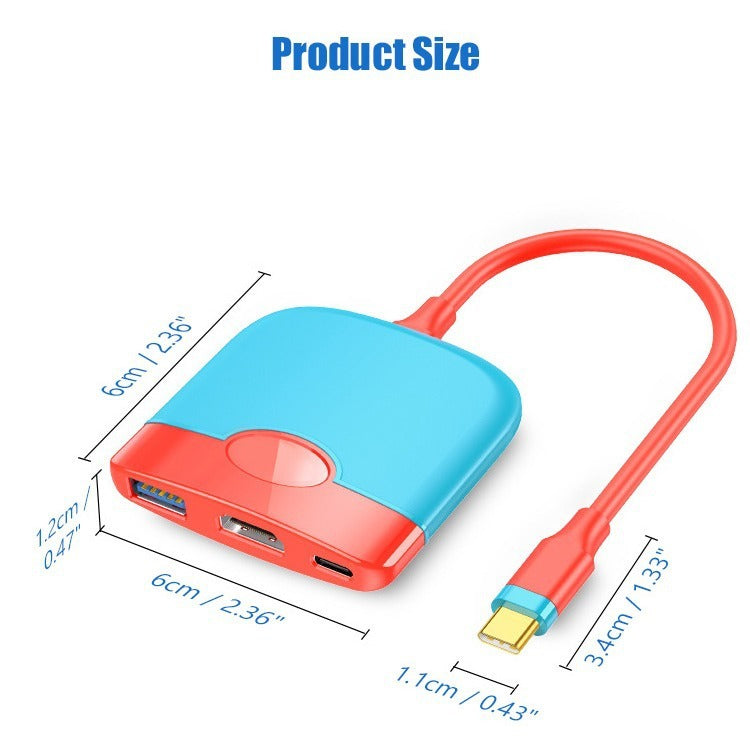 Type-C 3-in-1 Docking Station for Switch