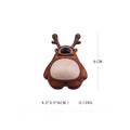 Deer Car Fragrance Accessories Solid Wood Car Perfume Air Outlet Decoration Accessories Cute Gift