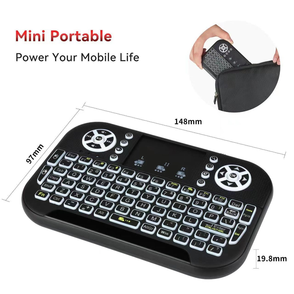 N8 Mini Air Mouse Keyboard with Backlight