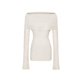 One-Shoulder Bodycon Mini Skirt