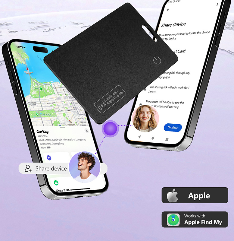 Ultra-Thin Anti-Loss Tracking Card