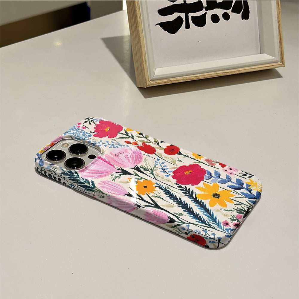 Flower Phone Case for iPhone 13-16