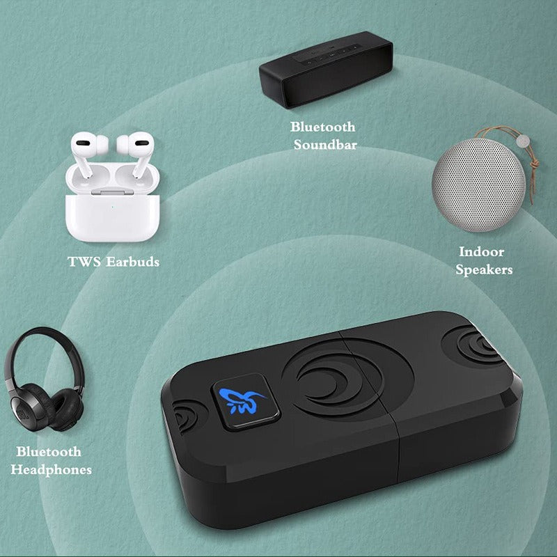 Bluetooth Headphone Adapter for PS4/PS5/Switch/PC