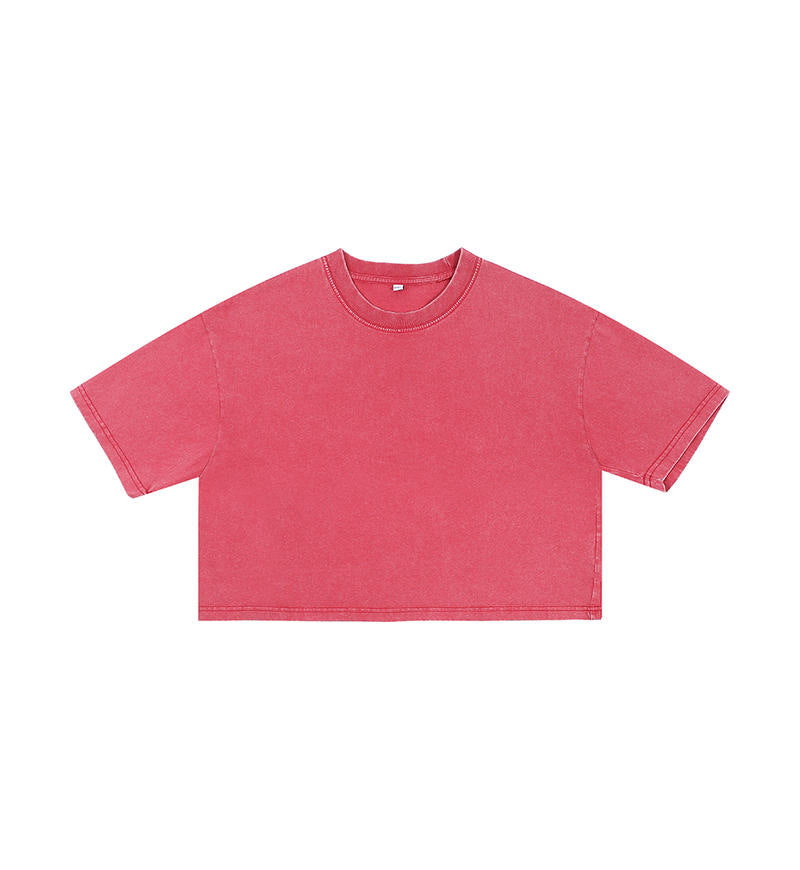 Vintage Washed Cotton Snowflake T-Shirt