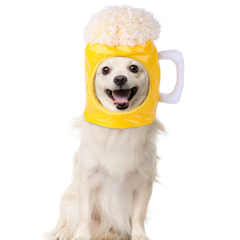 Beer Mug Shaped Pet Hat