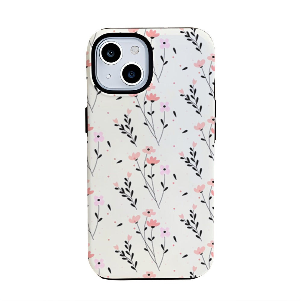 Flower Film Phone Case for iPhone 13-16