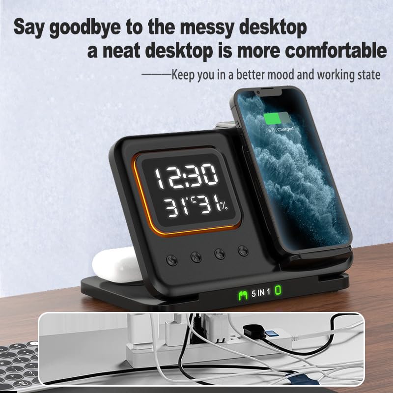 5-in-1 Fast Wireless Charging Stand